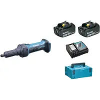 Makita Akku-Geradschleifer LXT 18V Li-Ion (2x 3,0Ah) mit MAKPAC - DGD800RFJ