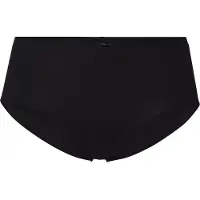 Calida Panty "Natural Comfort", Damen, Gr. S (40/42), Single Jersey, schwarz, Single Jersey, Obermaterial: 92% Baumwolle, 8% Elasthan, unifarben, körpernah, Unterhosen Panty, mit low-cut Schnitt