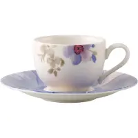 Villeroy & Boch Mariefleur Gris Basic, Set, Mehrfarbig, Porzellan, Espresso, 1 Stück(e), 235 g
