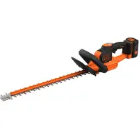 Black & Decker BCHTS3625L1, 55 cm, Doppelte Klinge, Schwarz, Orange, 2,2 cm, 2,5 m/s², 77 dB