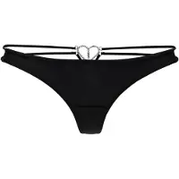 LASCANA String mit elastischen Bändern und Herz-Accessoire hinten