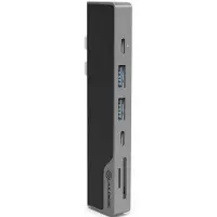 Alogic ULDNAG2-SGR, Andocken, USB 3.2 Gen 1 (3.1 Gen 1) Type-C, 100 W, Grau, 120 mm, 27,7 mm
