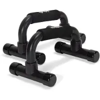 VirtuFit Liegestützgriffe Push-up-Bars ergonomisch Schwarz