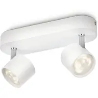 Philips Star schwenkbarer LED-Strahler weiß 2flg.