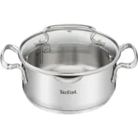 Tefal DUETTO+ G7194355, 2 l, Rund, Edelstahl, Edelstahl, Edelstahl, Edelstahl