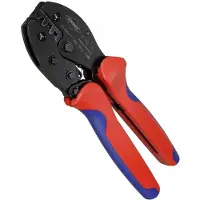 Knipex Crimpzange PreciForce 220 mm für Aderendhülsen, Rohrkabelschuhe