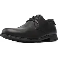 Camper für Herren. 18552-074 Lederschuhe 1913 schwarz (41), Flach, Schnürung, Lässig