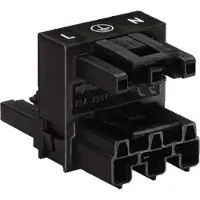 Wago 770-633 h-Verteiler,3-polig,Kod. A,schwarz 770633 - 50 Stück