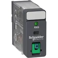 Schneider Electric RXG12BD Steckb. Interface-Relais RXG, 1 W, 10 A, 24 VDC, mit LED, mit Prüftaste - 10 Stück