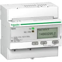 Schneider Electric Electric A9MEM3100 Energiezähler iEM3100, 3-phasig, 63A, mit Teilzähler, Genauigkeitsklasse 1