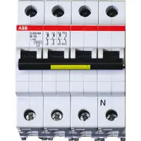 ABB S203-C1.6NA Sicherungsautomat C-Char., 6 kA, 1.6 A, 3P+NA 2CDS253103R0974