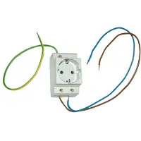 Hager VISION Wandsteckdose Modular (Europäische Steckdose) - VKS09SW