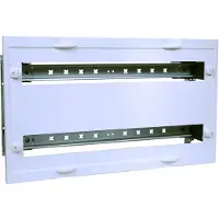 Hager UD22B3 Baustein, universN, 300x500mm, für Reiheneinbaugeräte waagerecht, 2x24 PLE