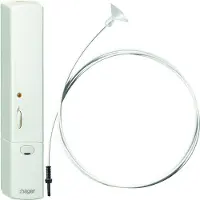 Hager TRC321B Funk Helligkeitssensor mit Batterie, weiß