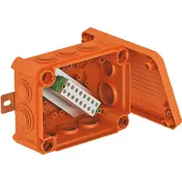 Obo Bettermann OBO 7205583 Kabelabzweigkasten für Funktionserhalt 150x116x67 Polypropylen pastellorange RAL 2003 T 100 ED 4-10 AD