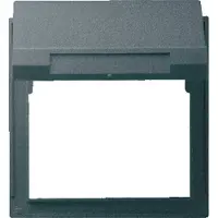 Gira Übergangsplatte KD TX-44 Anthrazit mit Klappenabdeckung - 065467