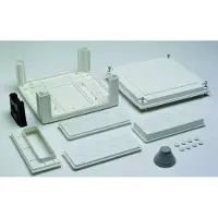 Hager U84LU Kabelanschlusskasten, univers, 324x307x149mm, IP54, SKII, unten leer