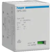 Hager SPN080 Steckmodul 1P 25kA Typ1 SPN8xxx P