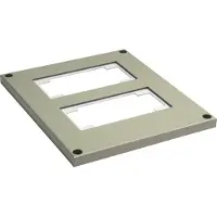 Hager FZ895SD Verschlussplatte geöffnet für Schrank univers, IP54, SKII, 20x1360 x 400mm