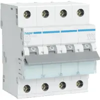Hager MCN600 Leitungsschutzschalter 3P+N 6kA C-Charakteristik 0.5A 4 Module
