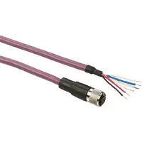 Schneider Electric Electric TCSCCN1M1F2 CANopen-Bus-Kabelsatz (Daisy Chain), gerade, M12-A Stecker-Buchse, 2m