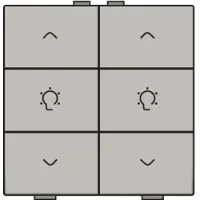 Züblin 157-51046 Doppel Dimmersteuerung für Niko Home Control, champagne coated 15751046