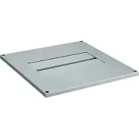 Hager FZ876D Verschlussplatte schiebbar für Schrank univers, IP54, SKI, unten, 20x1600x400 mm