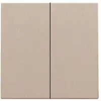Züblin 157-31004 Abdeckung für elektronischen Doppelschalter oder Taster, champagne coa 15731004