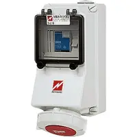MENNEKES MEN 7150 Steckdose 5P 16A 400V mit FI-Schalter