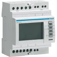 Hager SM101C Multimessgerät, 3ph, über Wandlermessung, RS485 Schnittstelle, Messung U,I,P,Q,S
