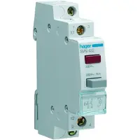 Hager SVN432 Taster 16A 2 Schließer 230V AC mit Leuchtmelder rot 1PLE
