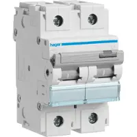 Hager HMD299 Leitungsschutzschalter 2 polig 15kA D-Charakteristik 125A 3 Module