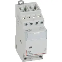 Legrand 412509 CX3 Schütz 24V 25A, 2 Öffner+2 Schliesser, ohne Handschalter