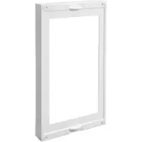 Hager US31B2 Berührungsschutzabdeckung, universN, 450x250mm, mit Klarsichtscheibe