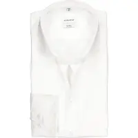 Seidensticker Businesshemd "Schwarze Rose", Herren, Gr. XXL (45), normale Ärmellängen, weiß, 100% Baumwolle, unifarben, tailored fit, 2-Knopf-Manschette, Hemden Businesshemd, Shaped 1/1 Kentkragen