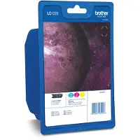 Brother LC1220RBWBP, Cyan, Magenta, Gelb, Tinte auf Pigmentbasis, 3 Stück(e), 300 Seiten, Multipack