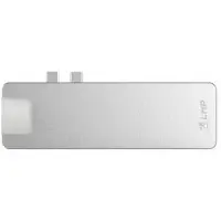 LMP 17278, USB 3.2 Gen 1 (3.1 Gen 1) Type-C, HDMI, RJ-45, USB 3.2 Gen 1 (3.1 Gen 1) Type-A, mini DisplayPort, MicroSD (TransFlash), SD, 5000 Mbit/s, Silber, Aluminium