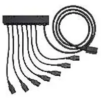 HP 5xC13 Outlets Power and UID LEDs Pair Standard Extension Bar, C13-Koppler, Schwarz, RoHS, 5 AC-Ausgänge, 1,81 kg, Schwarz