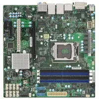 Supermicro X11SAE-M, Intel, LGA 1151 (Socket H4), Intel Core i3, Intel Core i5, Intel Core i7, E3-1200, DDR4-SDRAM, 64 GB