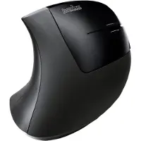 Perixx PERIMICE-713 - Vertikale Maus - Für Rechtshänder - optisch - 5 Tasten - kabellos - 2.4 GHz - kabelloser Empfänger (USB)