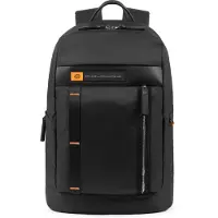 Piquadro PQ-Bios Laptoprucksack 15,6" und Flaschen-/Schirmtasche schwarz