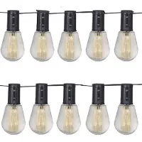 Luxform LED-Lichterkette "Solar Alicante", transparent, Flammen 1 Stk., Gesamtlänge 3,5m, Lichterketten, LED-Lichterkette, Solarenergie, IP44, LED-Lichterkette