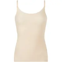 Magic bodyfashion Shapingtop , Damen, Gr. S, beige (latte), Mikrofaser, Obermaterial: 83% Polyamid, 17% Elasthan, hüftlang, tiefer Rundhals, Tops Shapingtop