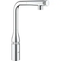 GROHE Essence SmartControl Küchenarmatur: Chrom glänzend, mit ausziehbarer Handbrause