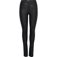 ONLY Beschichtete Skinny Fit Jeans PolyurethanKunstleder Hose Mid Rise Pants ONLANNE Größe: XS / 32L