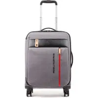 Piquadro Blade Handgepäcktrolley Ultra slim mit 4 Rollen grau