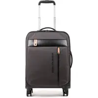 Piquadro Blade Handgepäcktrolley Ultra slim mit 4 Rollen schwarz