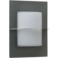Albert 626223 Wandleuchte Typ Nr. 6223 - Edelstahl/anthrazit, für 1 x Lampe, E27