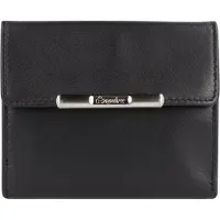 Esquire kleine Damen Geldbörse HELENA 1214-50 Schwarz Leder RFID Schutz