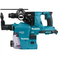 Makita DHR283ZWJU, SDS Plus, Schwarz, Blau, Bürstenloser Motor, 2,9 J, 1,3 cm, 3,2 cm
